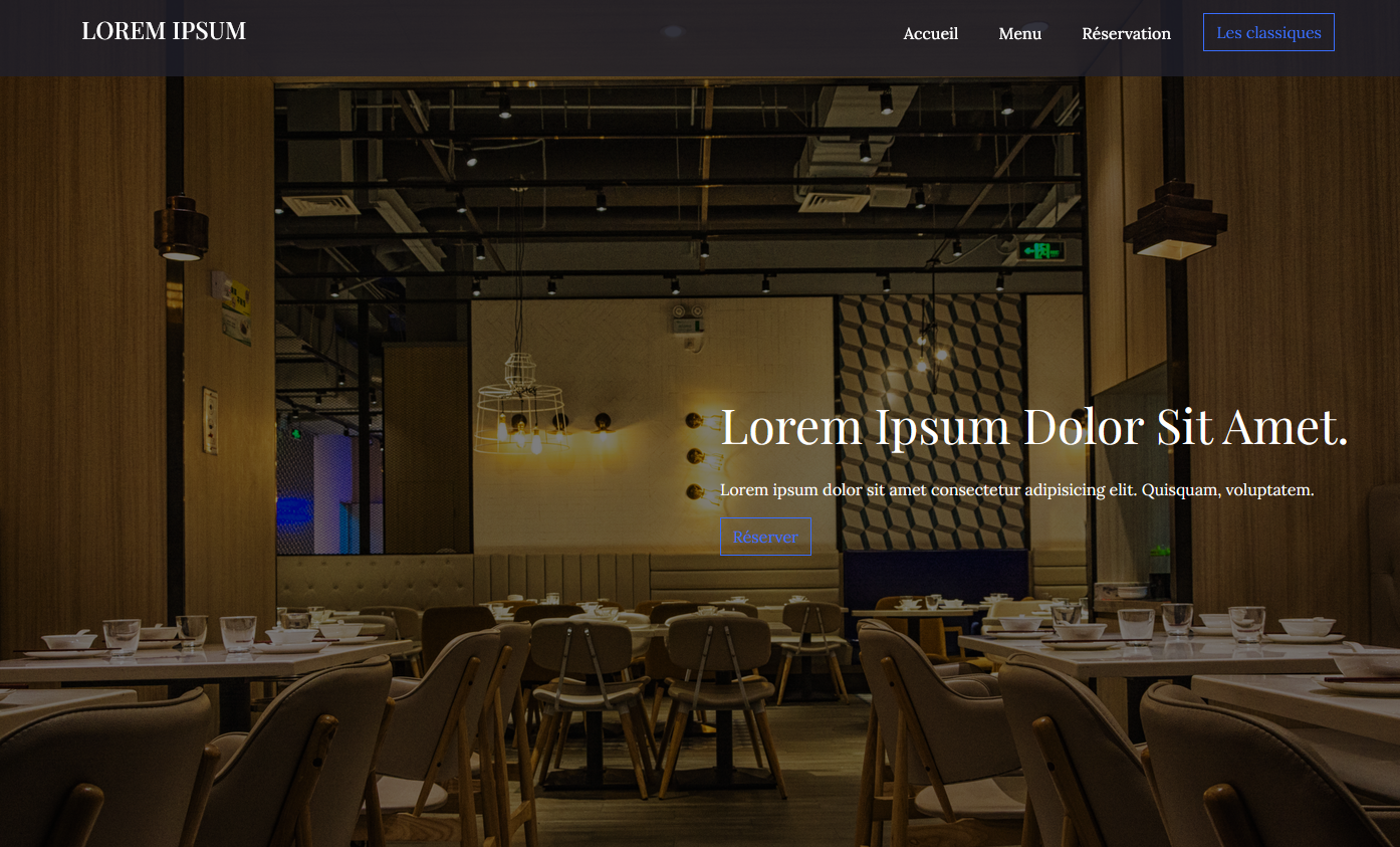 Miniature restaurant