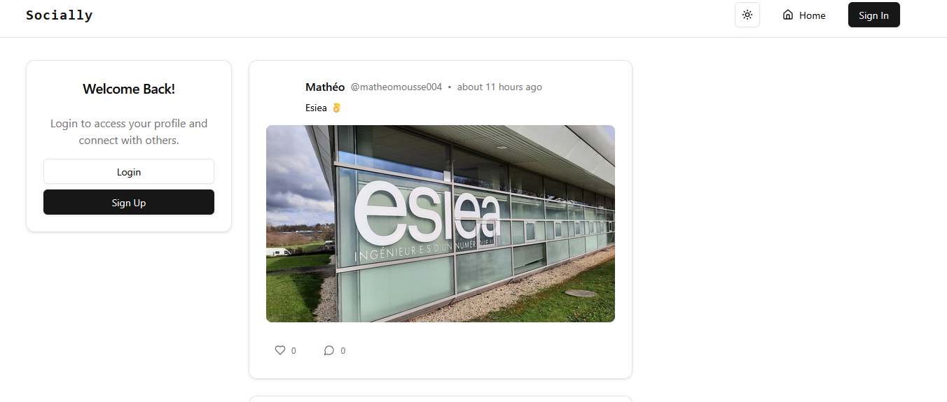 Capture 2 Réseau social