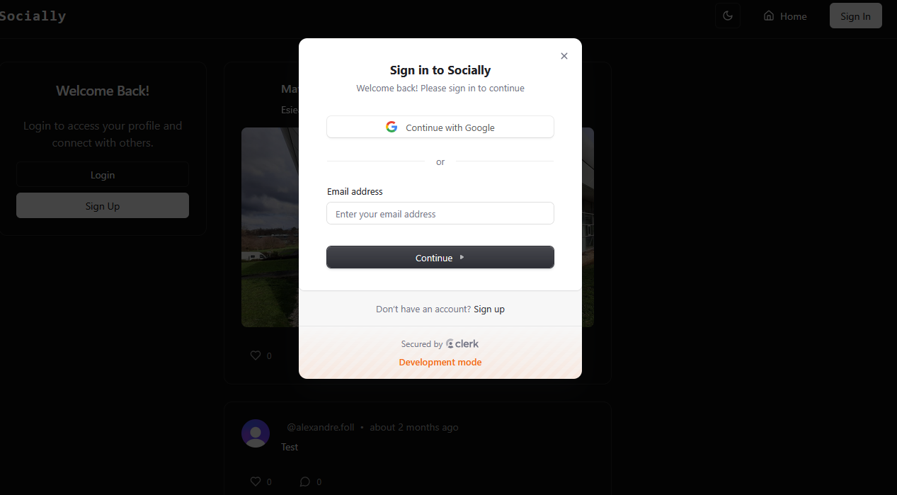 Capture 2 Réseau social